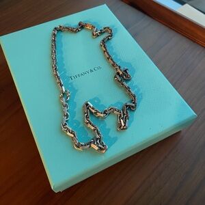 Tiffany & Co. Sterling Silver Chunky Link Necklace